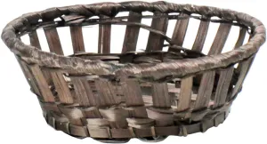 16458 Dyed Bamboo Oban Basket Mini