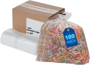 1InTheOffice Shredder Bags 15.8 Gallon, Paper Shredder Waste bags 15.8 Gal. (100 Count)