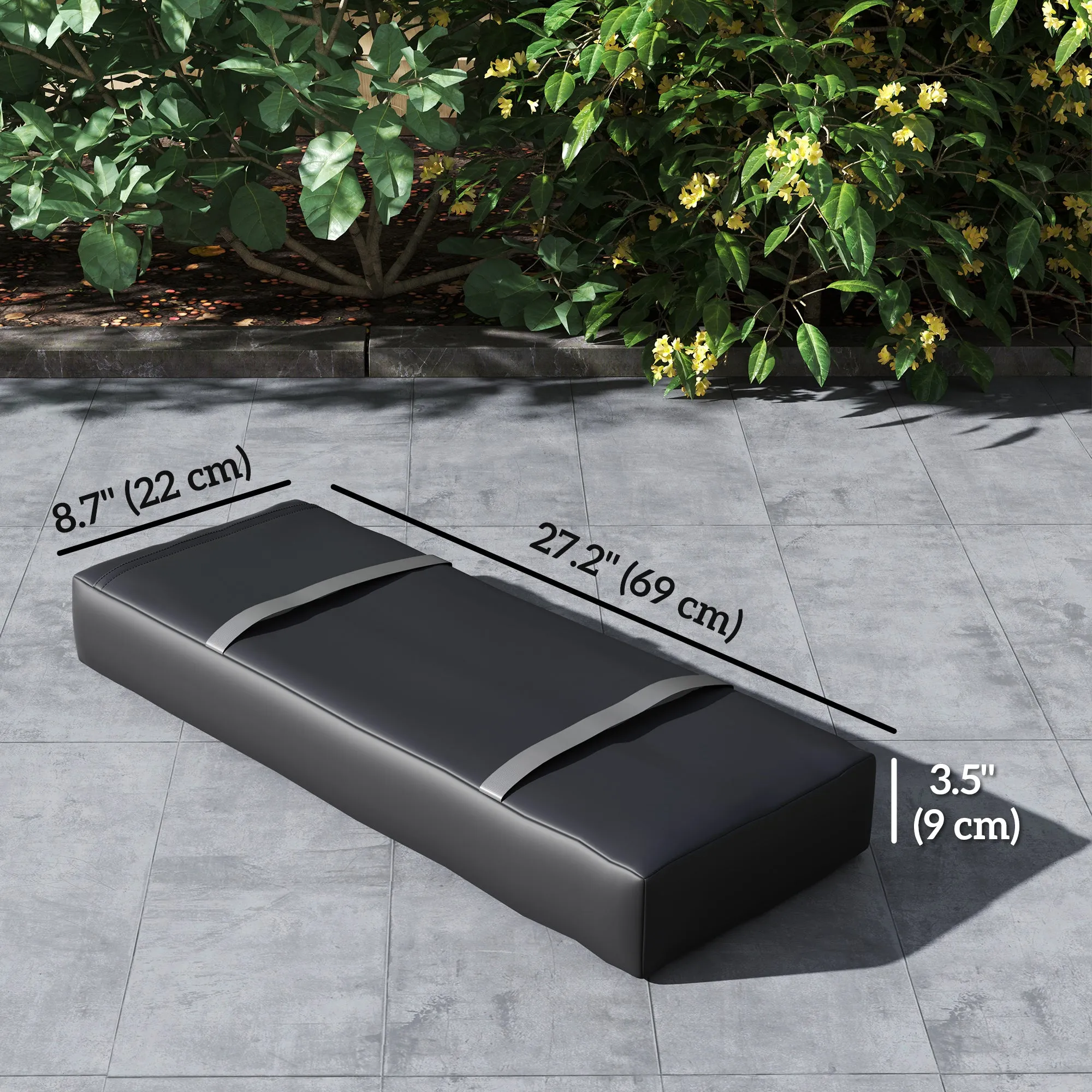 2-Pack Umbrella Weight Bags,Holds 33lbs Sand Each, Black