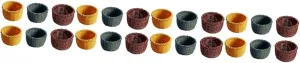 24pcs Adorable Miniature Basket Ornament for Dollhouse Decor Creative Storage Natural Colors for Boys and Girls Collectors