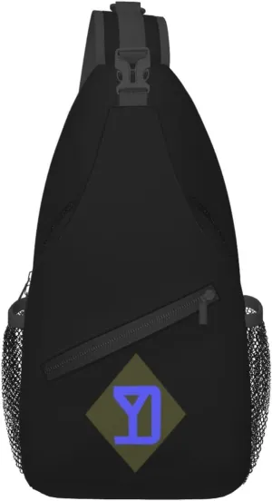 26Th Maneuver Enhancement Brigade Crossbody Bags For Women Men Chest Backpack Gym Shoulder Bag Travel Outdoor Sports Casual Crossbody Bags