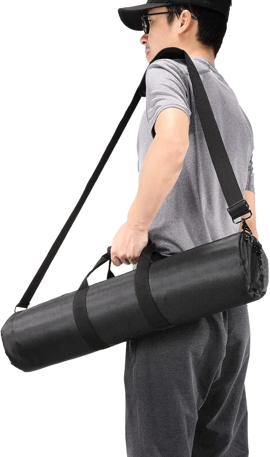 33in/85cm Tripod Carrying Case, Heavy Duty Nylon Bag with Shoulder Strap, Padded for Light Stand, Tripods, Monopods, Umbrellas, Softboxes, Boom Stand, Speaker Stands, Mic Stands