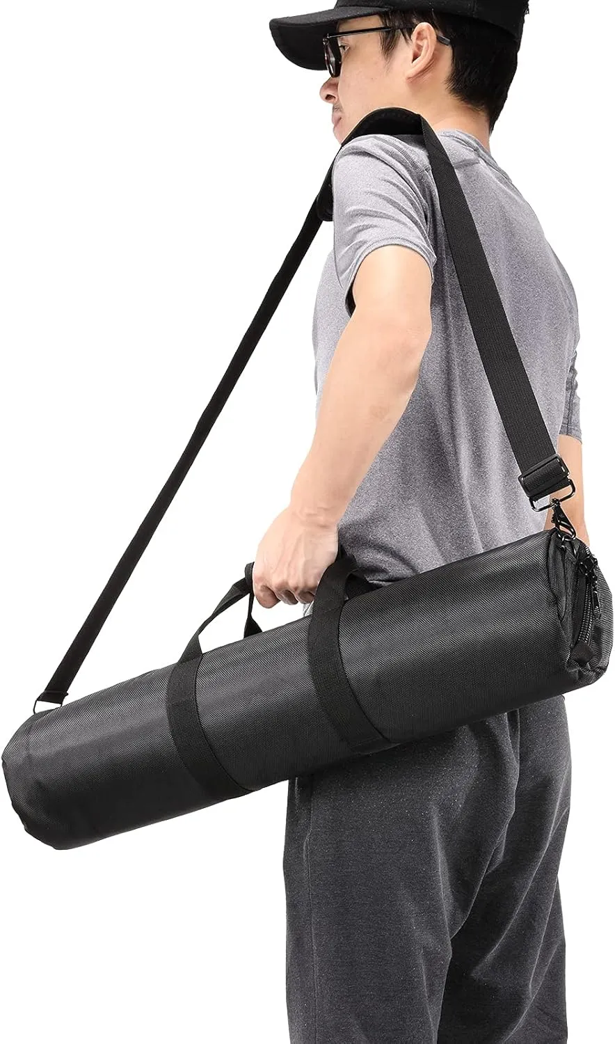 33in/85cm Tripod Carrying Case, Heavy Duty Nylon Bag with Shoulder Strap, Padded for Light Stand, Tripods, Monopods, Umbrellas, Softboxes, Boom Stand, Speaker Stands, Mic Stands