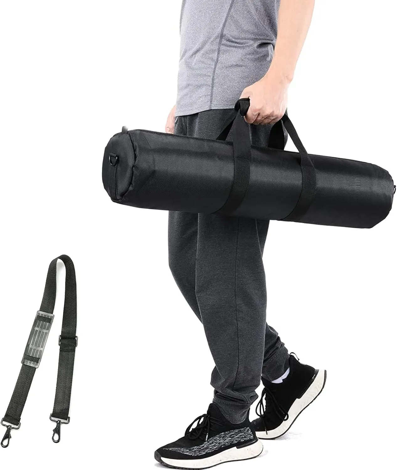 33in/85cm Tripod Carrying Case, Heavy Duty Nylon Bag with Shoulder Strap, Padded for Light Stand, Tripods, Monopods, Umbrellas, Softboxes, Boom Stand, Speaker Stands, Mic Stands