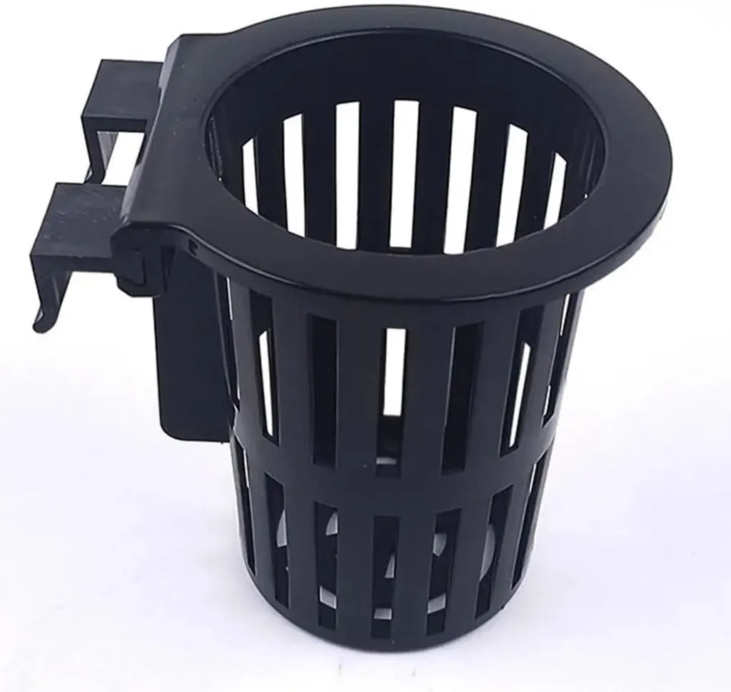 3pcs Water Plant Landscape Fish Tank Hydroponic Planting Basket Soilless Cultivation Planting Basket Aquarium Planter Cups(White)