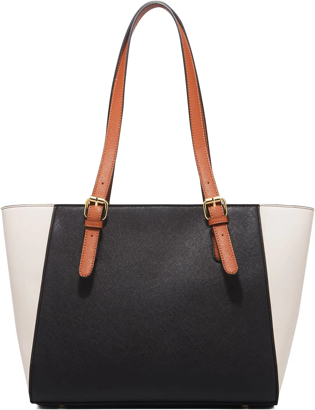 3pcs Women Stitching Tote Shoulder Handbag and Purse PU Cylindrical Crossbody Bag Coin Wallet Dark Blue