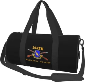 504th Parachute Infantry Regiment Duffel Bag Gym Bag Sports Bags Foldable Travel Bag Multipurpose Backpack