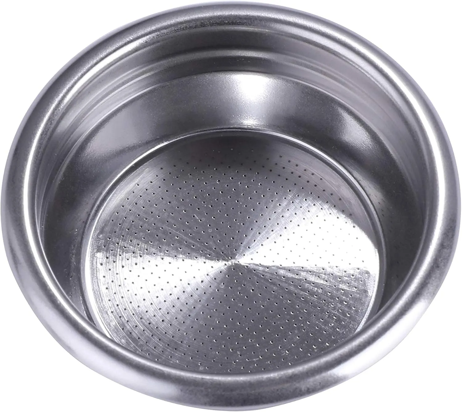 58mm E61 Precision Filter Ridged Basket Stainless Steel Portafilter Compatible With 58MM Portafilter Double Cup Coffee Espresso Basket Replacement