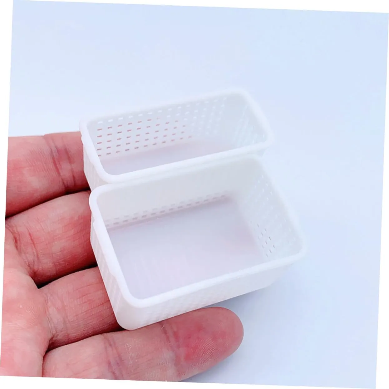 5sets 2pcs Miniature Dollhouse Storage Baskets Lightweight Decorative Baskets for Mini House Models Inspiring Imagination Creativity Teens for Home Decor and Playtime 2pcs*5
