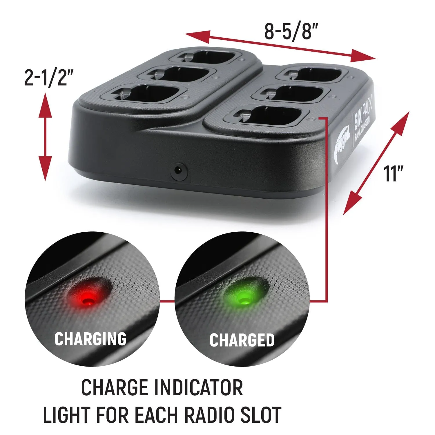 6 Radio Bank Charger - R1 Handheld Radios - CLEARANCE