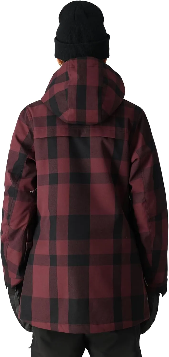 686 Women's Spirit Insulated Jacket - 2-Layer Fabric Design with Faux Fur and Satin Lining - Water & Weather Resistant