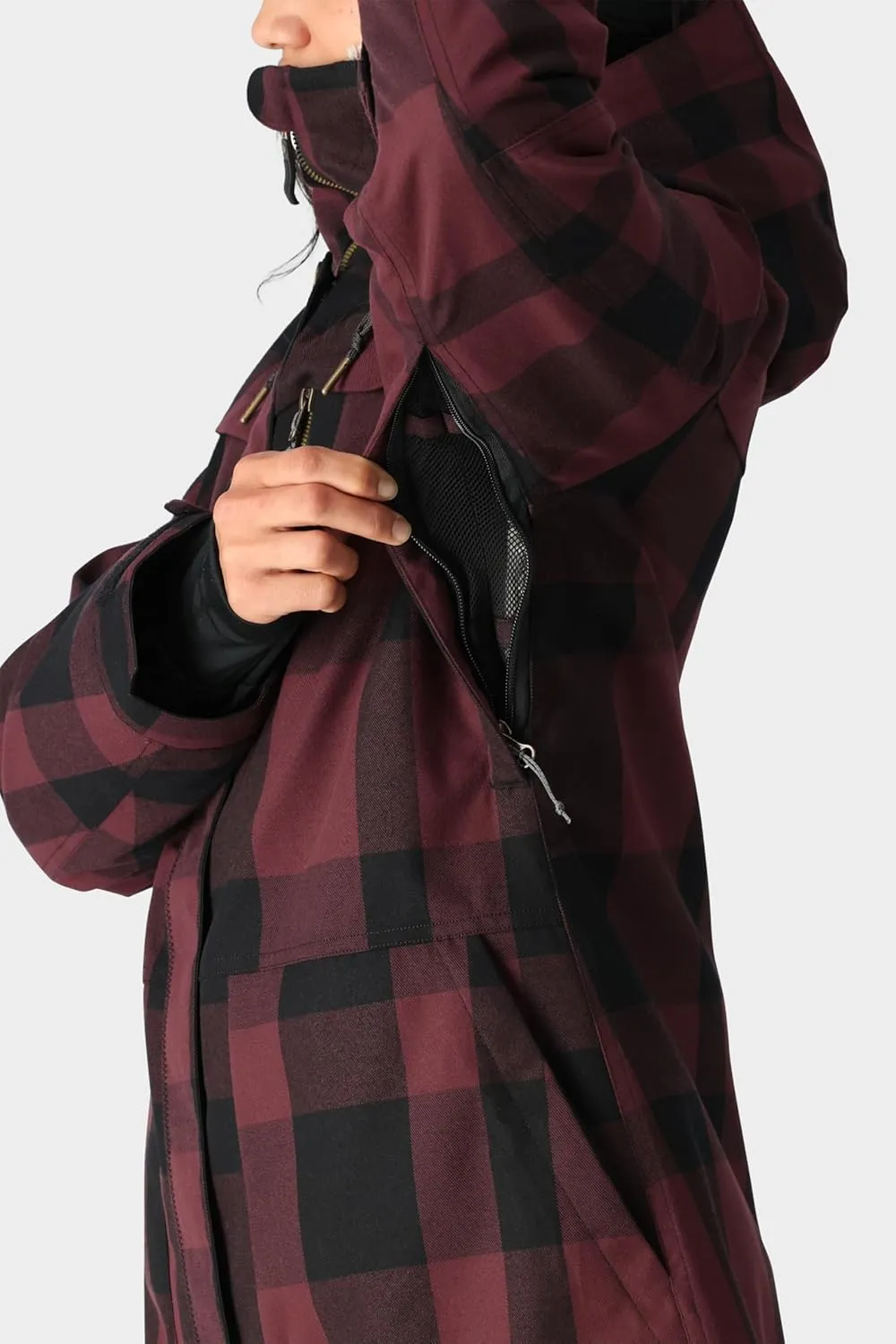 686 Women's Spirit Insulated Jacket - 2-Layer Fabric Design with Faux Fur and Satin Lining - Water & Weather Resistant