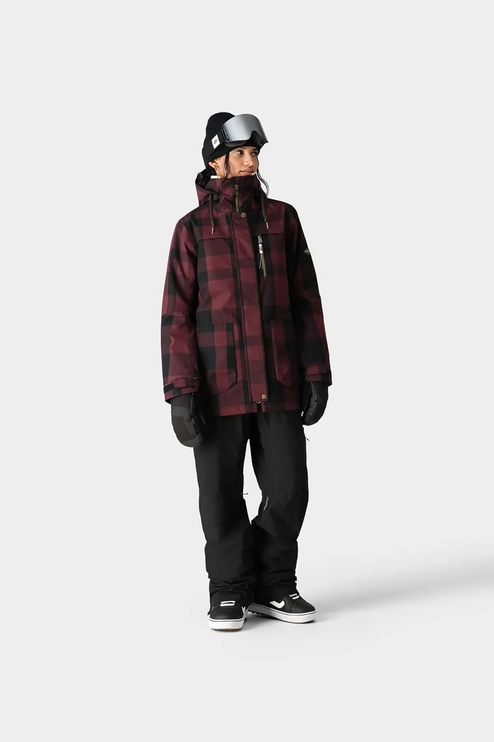 686 Women's Spirit Insulated Jacket - 2-Layer Fabric Design with Faux Fur and Satin Lining - Water & Weather Resistant