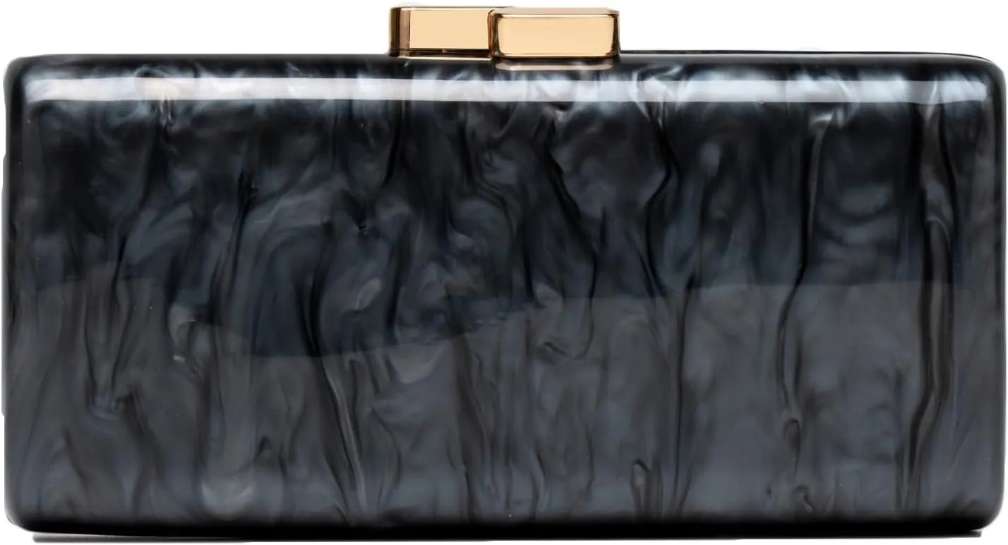 Acrylic Clutch Purses for Women Chic Metal Evening Handbag Evening Clutch Bag with Chain for Prom Wedding Party 2025