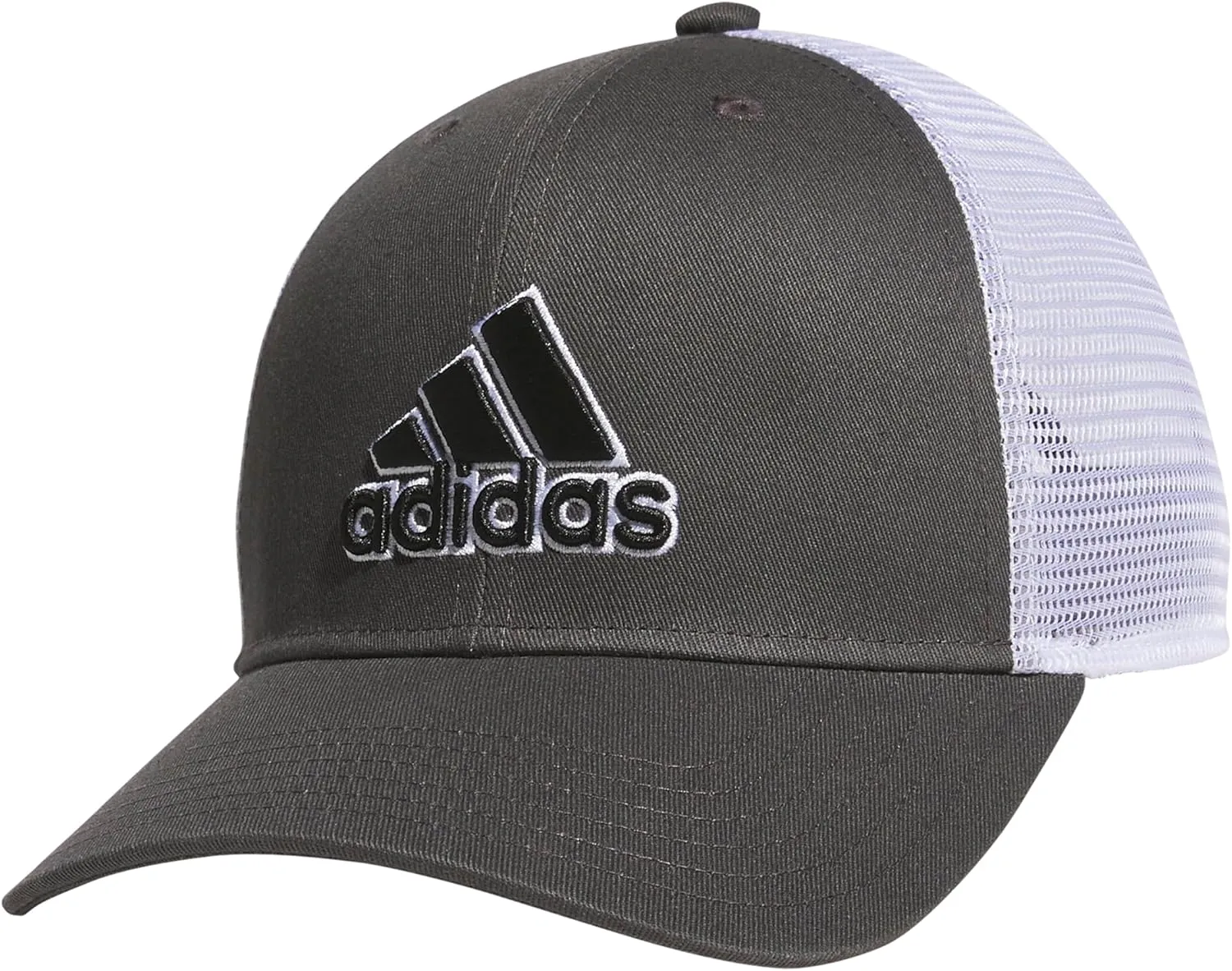 adidas Men's Mesh Back Structured Low Crown Adjustable Fit Snapback Hat