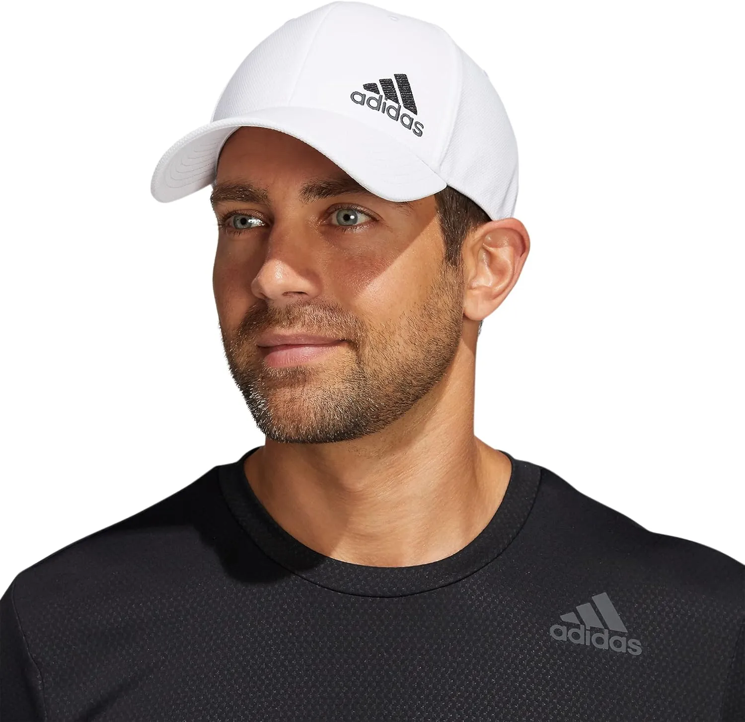 adidas Men's Release 3 Structured Stretch Fit Cap