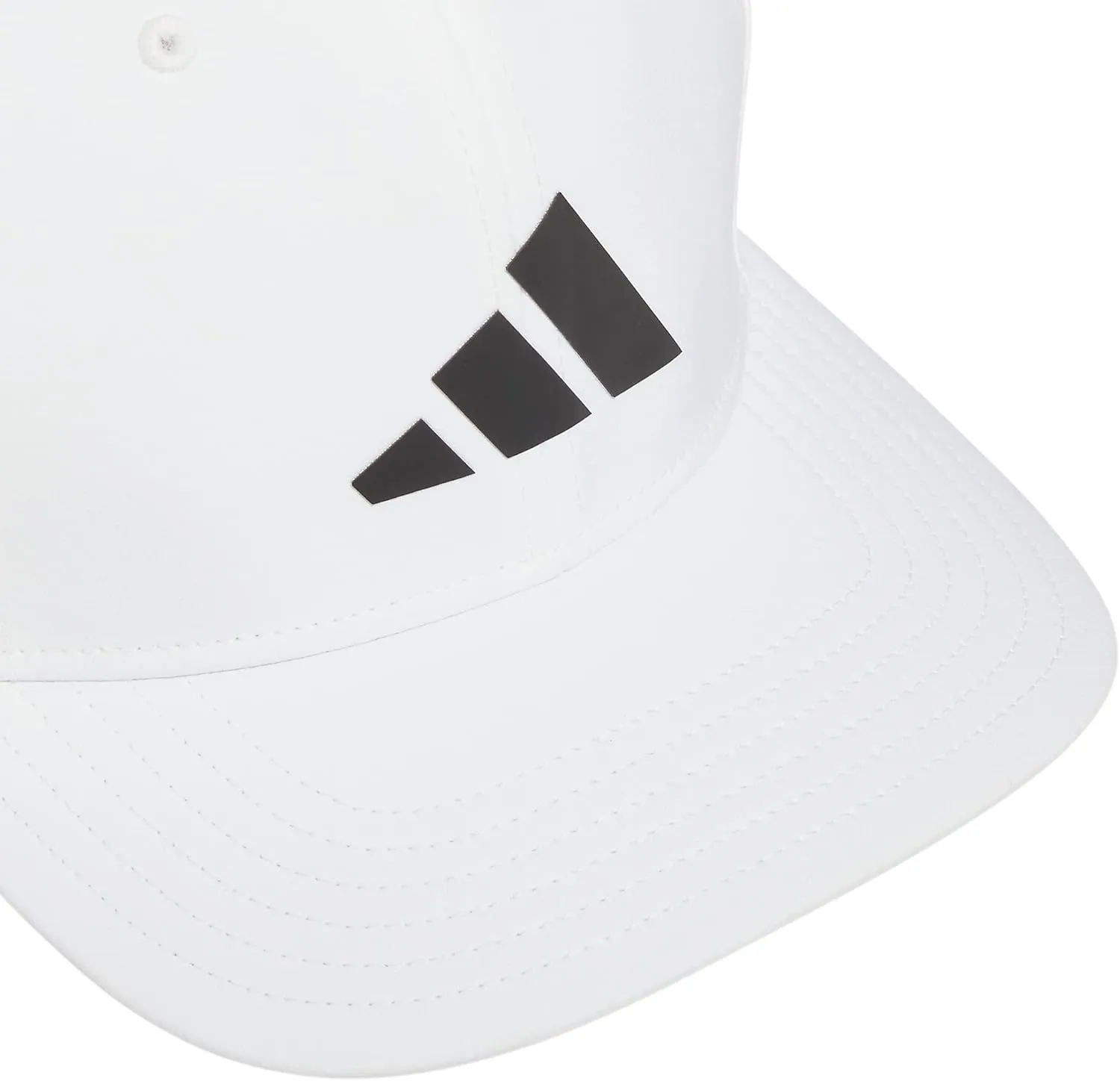 adidas Men's Three Bar Structured Snapback Adjustable Fit Cap