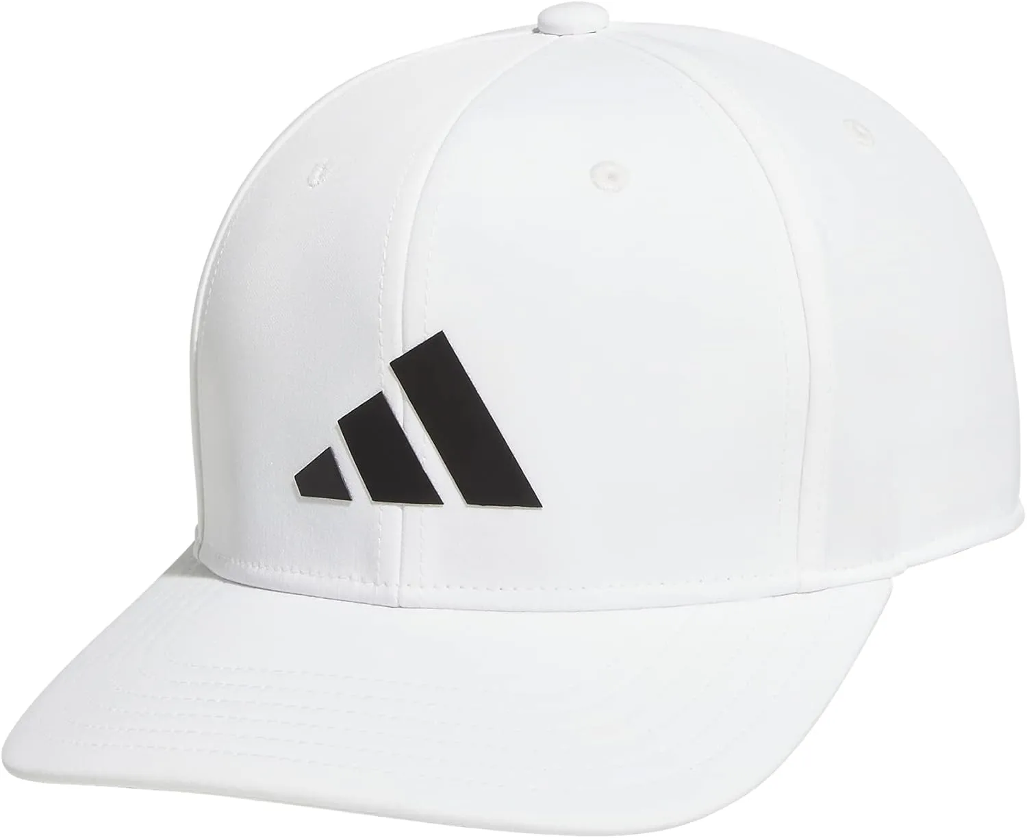adidas Men's Three Bar Structured Snapback Adjustable Fit Cap