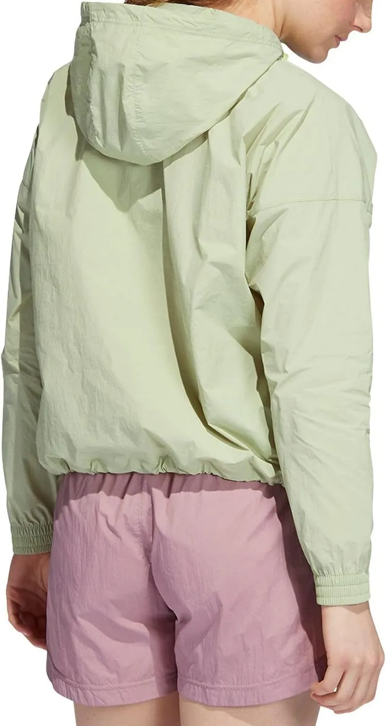 adidas Women's Utility Anorak Jacket, Magic Lime