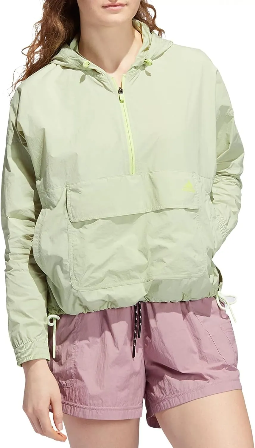 adidas Women's Utility Anorak Jacket, Magic Lime