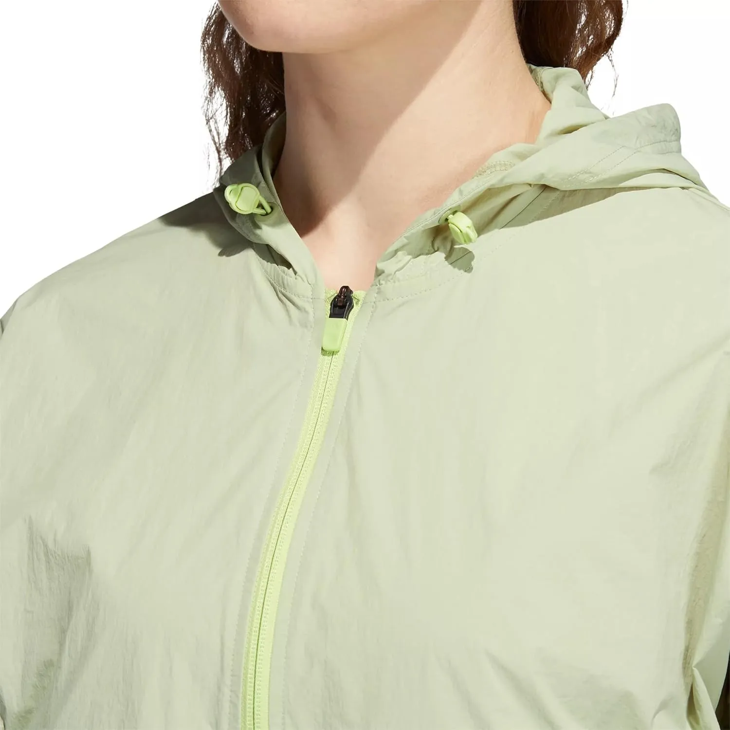 adidas Women's Utility Anorak Jacket, Magic Lime