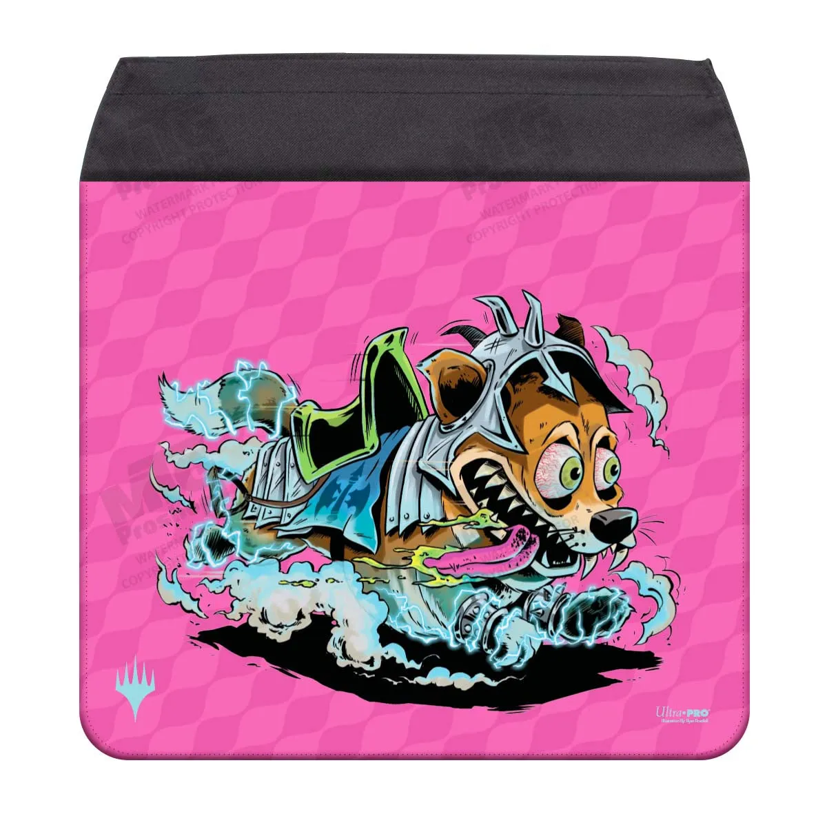 Aetherdrift Bag Flap - Racer Creature District Mascot for Magic: The Gathering