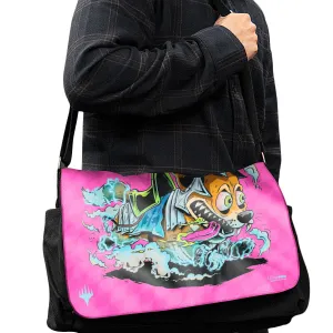 Aetherdrift Bag Flap - Racer Creature District Mascot for Magic: The Gathering