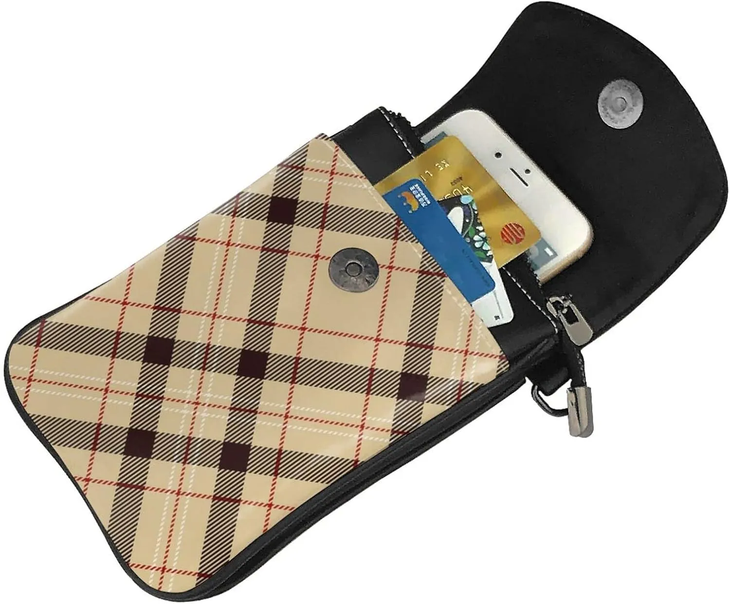 Aiyoolee Women Crossbody Cell Phone Bags Wallet Small Leather Adjustable Shoulder Bag
