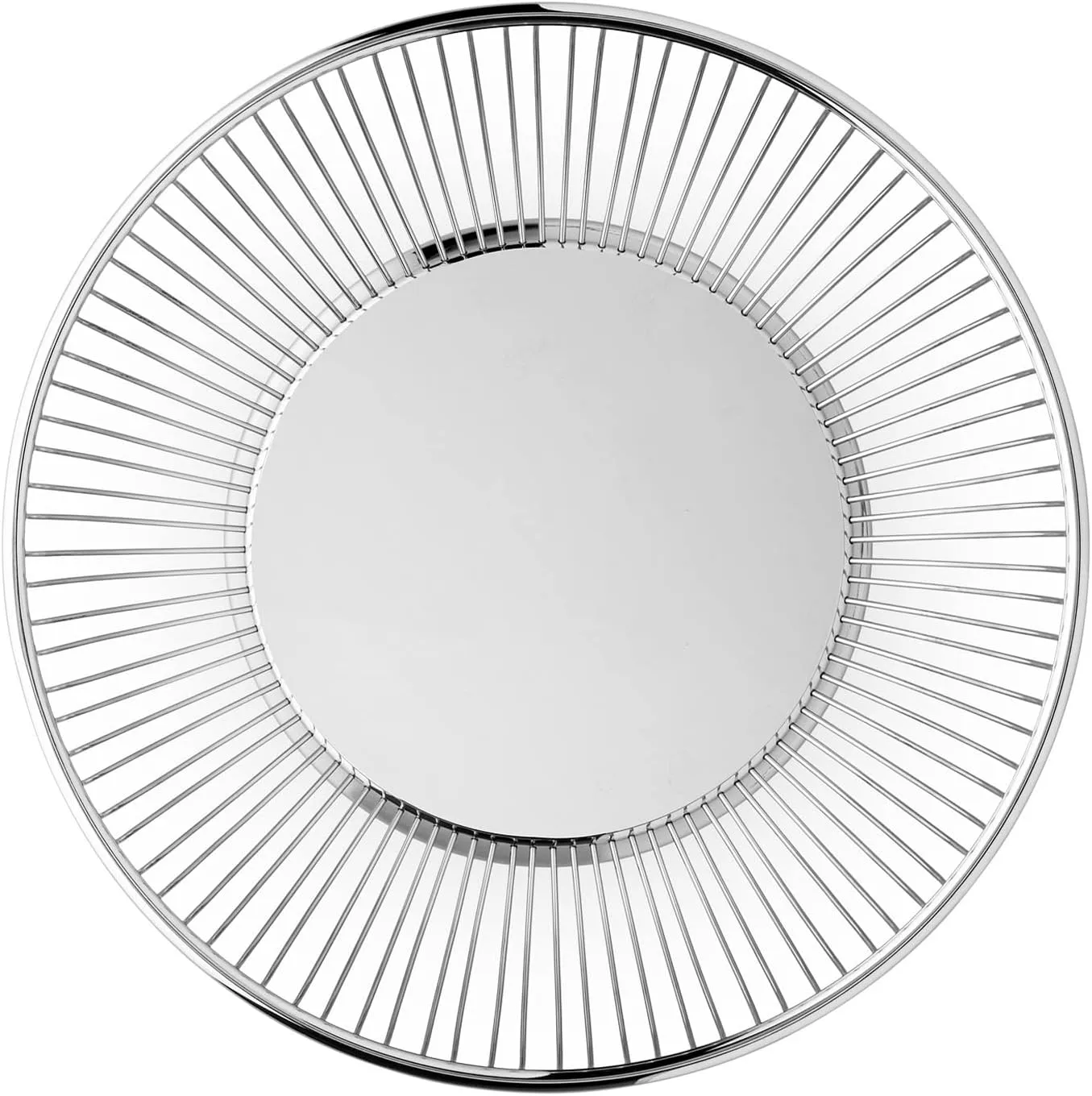 Alessi - Wire Centerpiece Fruit Basket in 18/10 Stainless Steel, Polished, 9-1/2-Inch,Silver