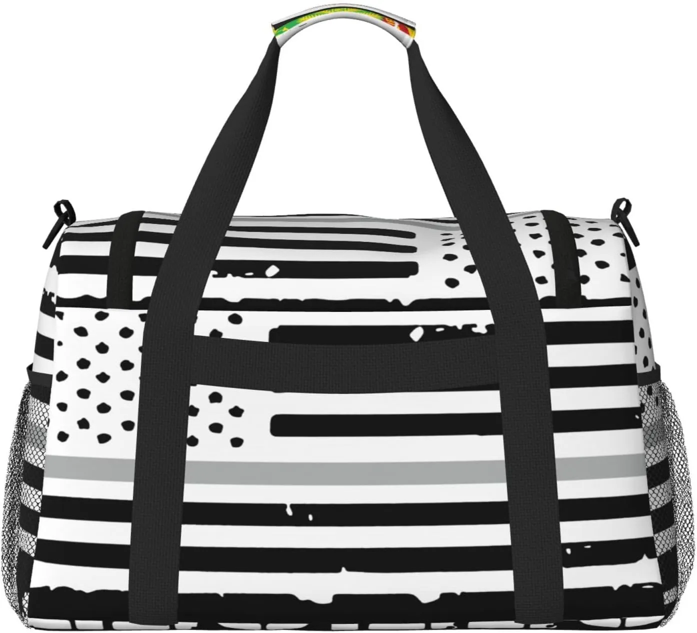 American Flag Travel Duffel Bag Large Foldable Waterproof Overnight Bag For Beach Swim Bags Pool Sports Gym