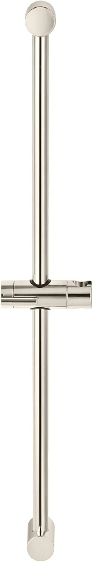 American Standard 1660730.013 Round Handheld Shower Head Slide Bar 30 inch, Polished Nickel
