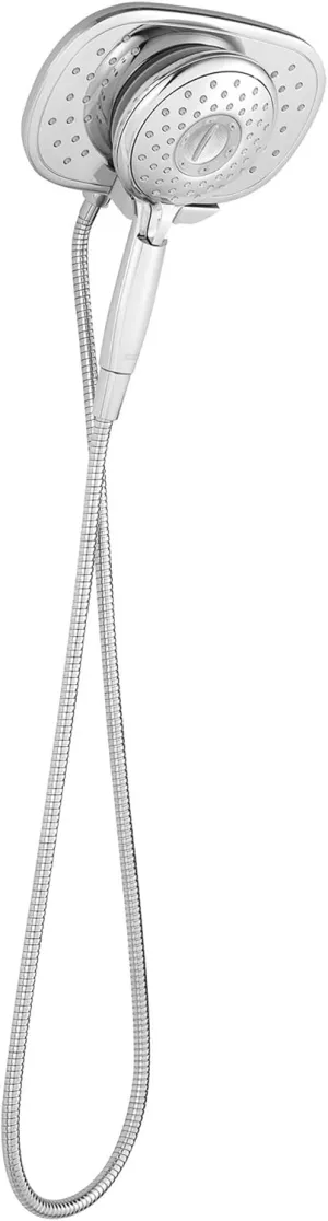 American Standard 9038254.002 Spectra Plus Duo 4-Function 2-in-1 Handheld and Fixed Shower Head 1.8 GPM, Polished Chrome