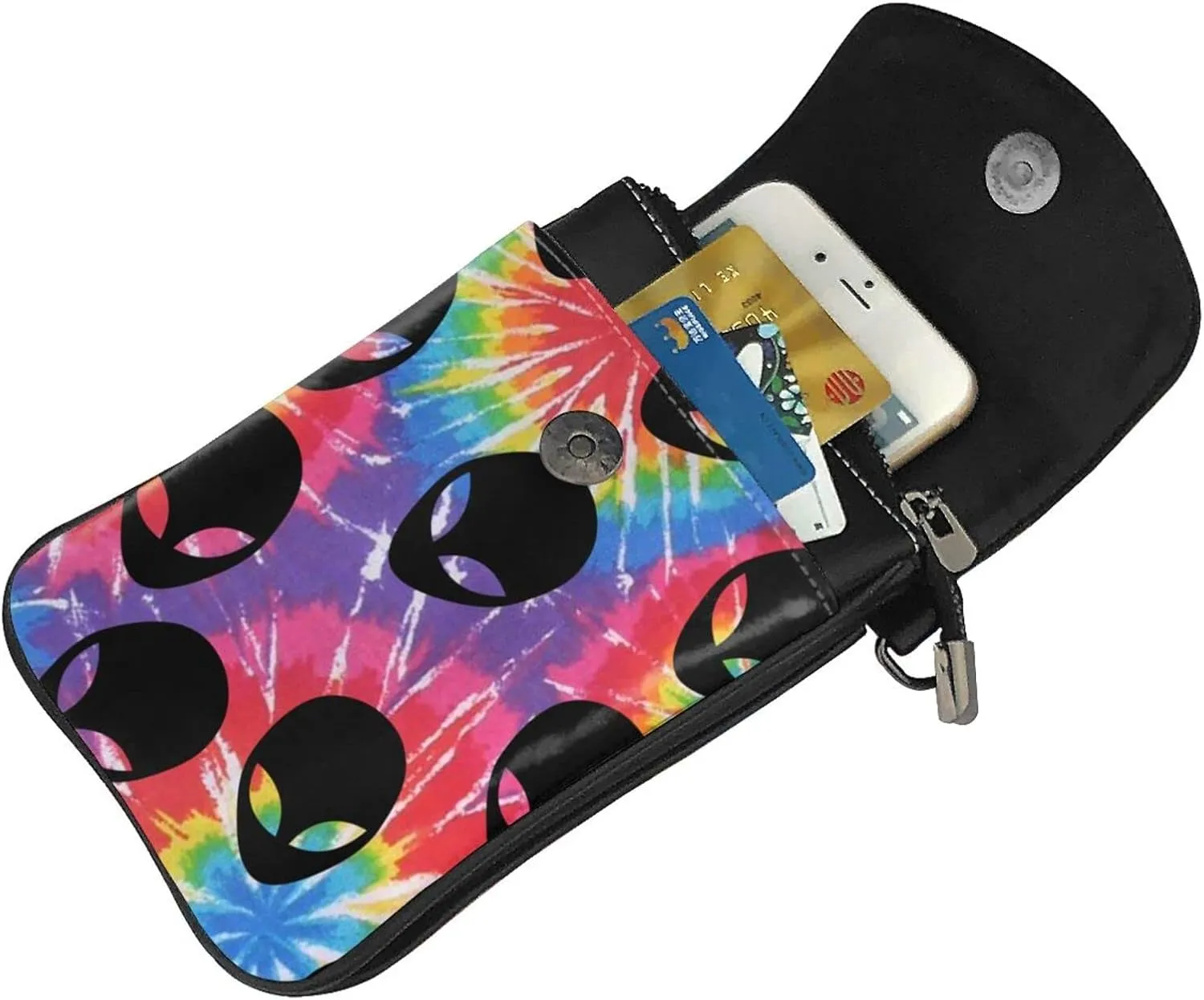 AMRANDOM Small Crossbody Bag for Women Men Mini Phone Purses with Crossbody Strap