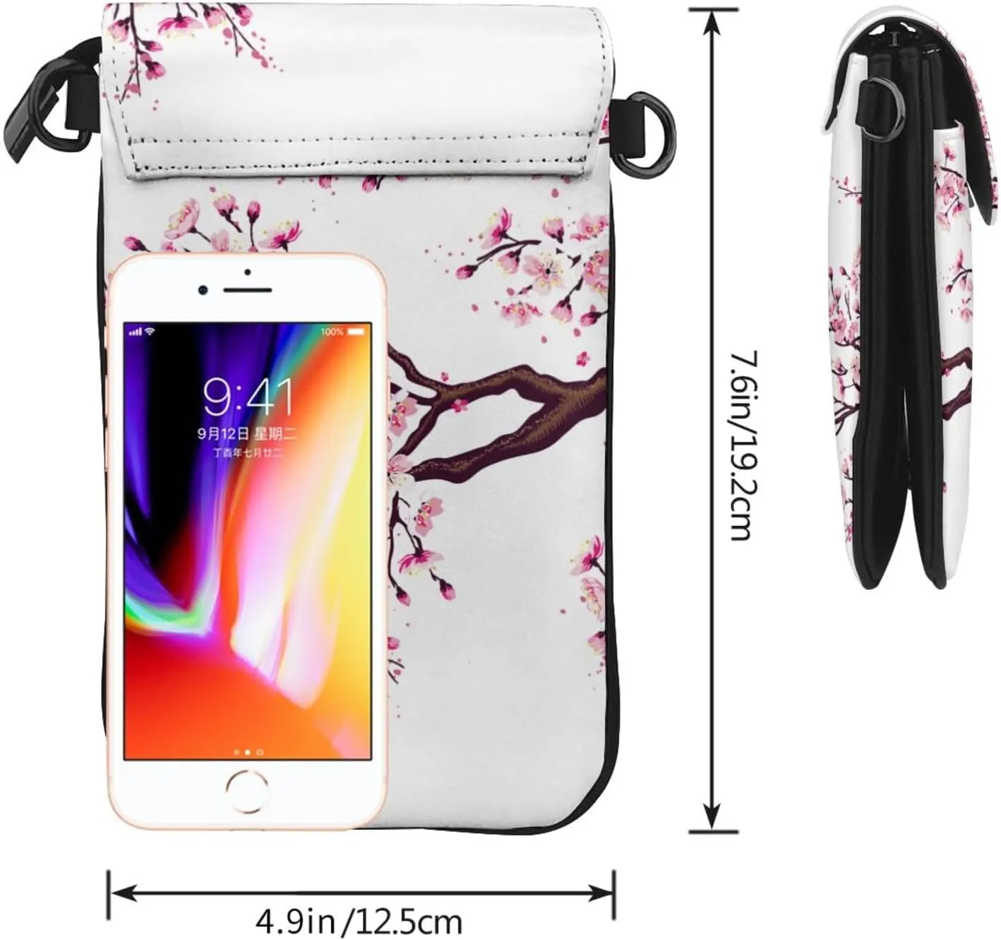 AMRANDOM Small Crossbody Bags for Women Cell Phone Purse Leather Wallet Handbags