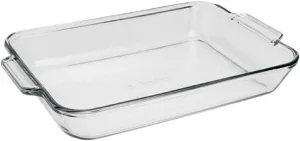 Anchor Hocking 81935OBL11 Oven Basics Bake Dish, 3 quart, Clear