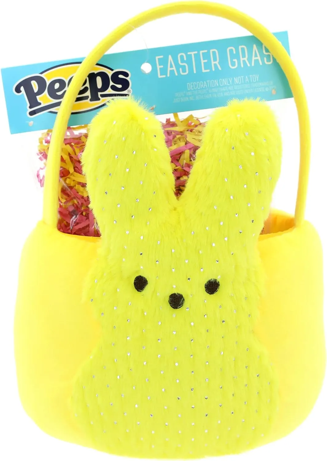 Animal Adventure Peeps Collectible Plush Basket Yellow