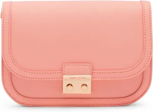Anne Klein Medium Flap Crossbody with Push Lock and Web Strap