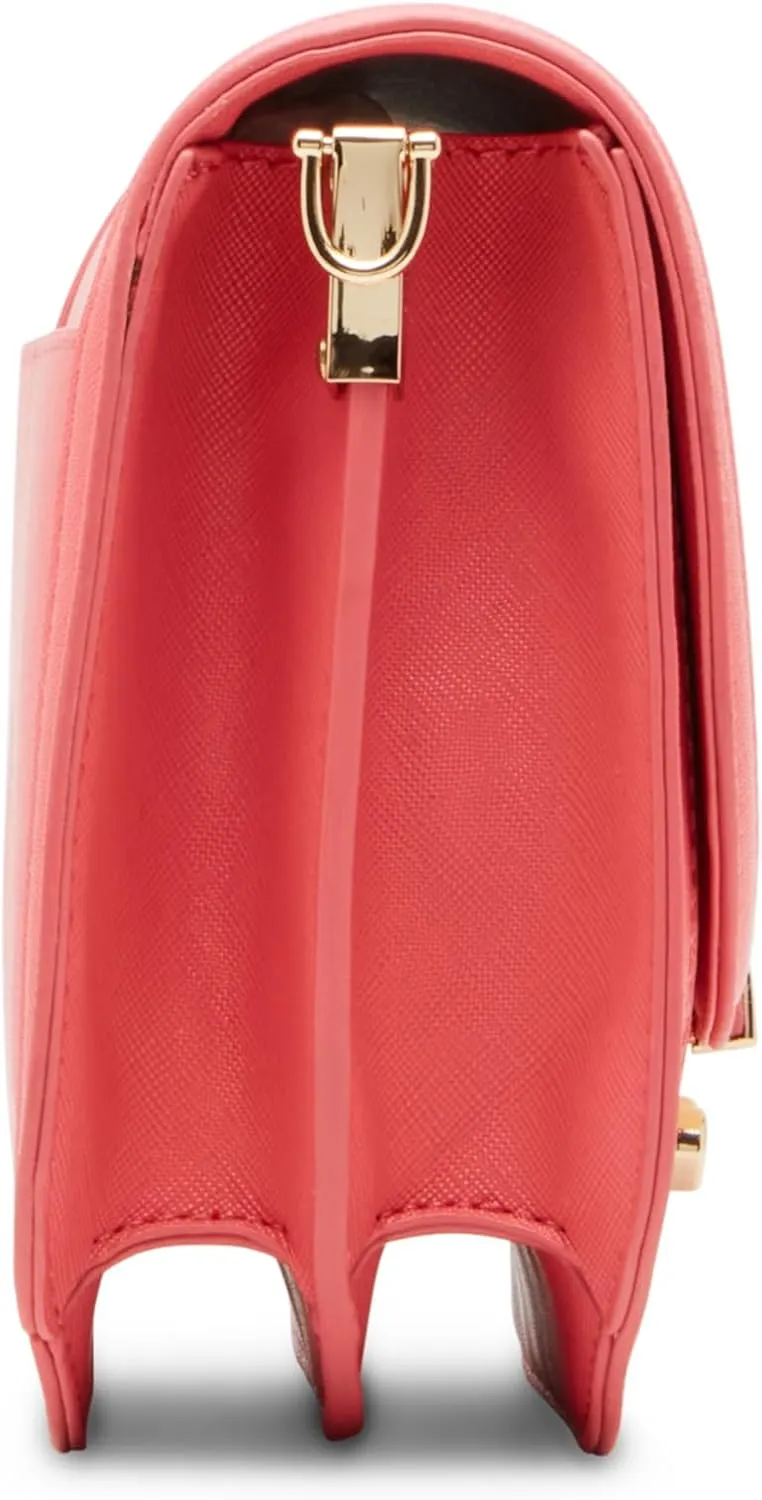 Anne Klein Medium Flap Crossbody with Push Lock and Web Strap