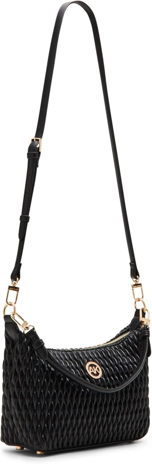 Anne Klein Medium Ruched Flap Crossbody