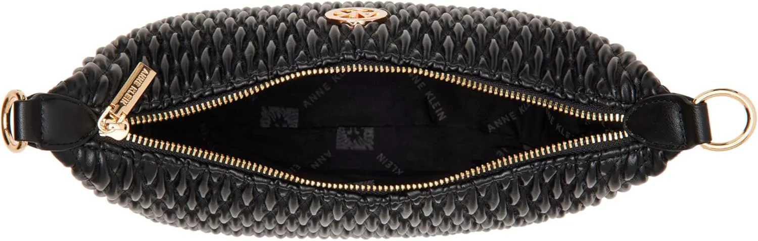 Anne Klein Medium Ruched Flap Crossbody