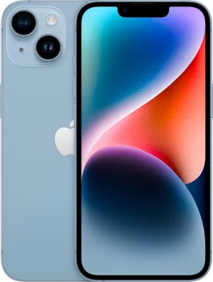 Apple iPhone 14, 128GB, Blue for AT&T (Renewed)