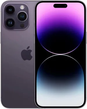Apple iPhone 14 Pro, 512GB, Deep Purple for GSM (Renewed)