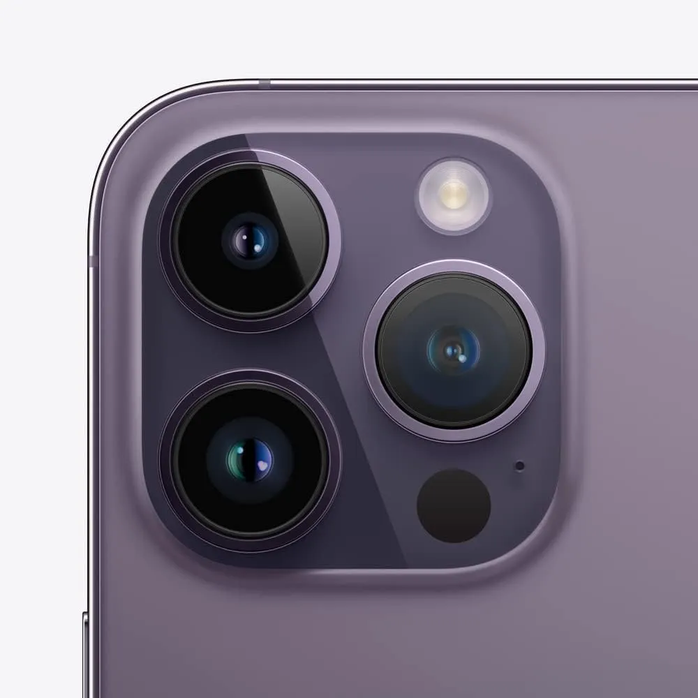 Apple iPhone 14 Pro Max, 128GB, Deep Purple for Verizon (Renewed)