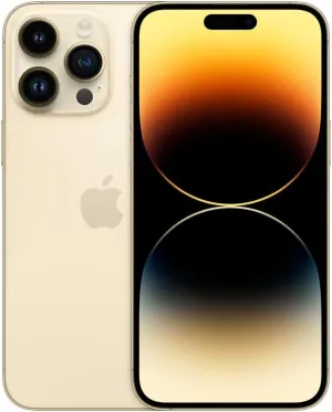 Apple iPhone 14 Pro Max, 128GB, Gold for AT&T (Renewed Premium)