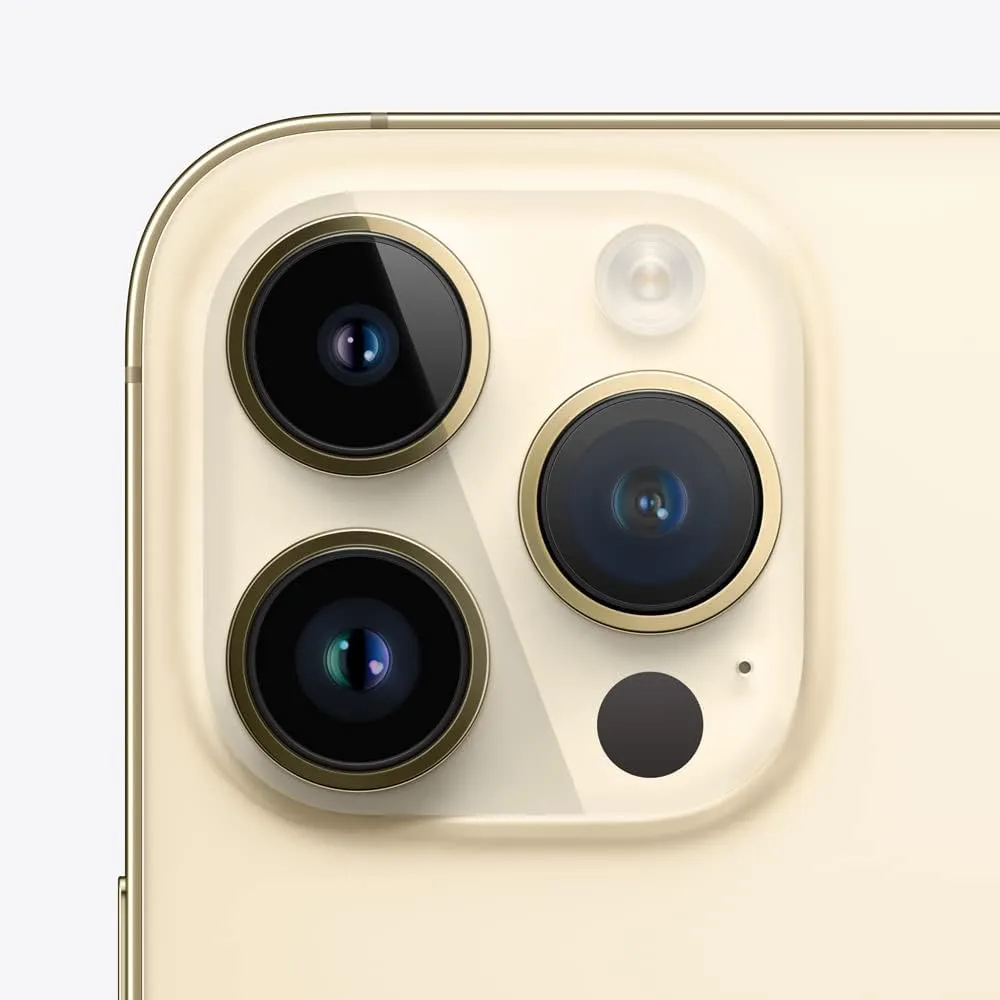 Apple iPhone 14 Pro Max, 128GB, Gold for AT&T (Renewed)