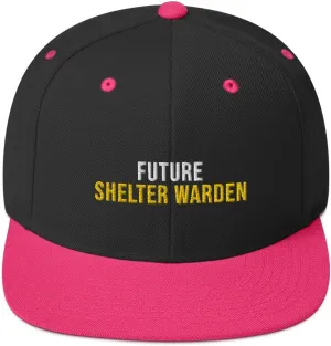 Artist Unknown Future Shelter Warden Hat (Embroidered Snapback Cap) Shelter Warden Apparel