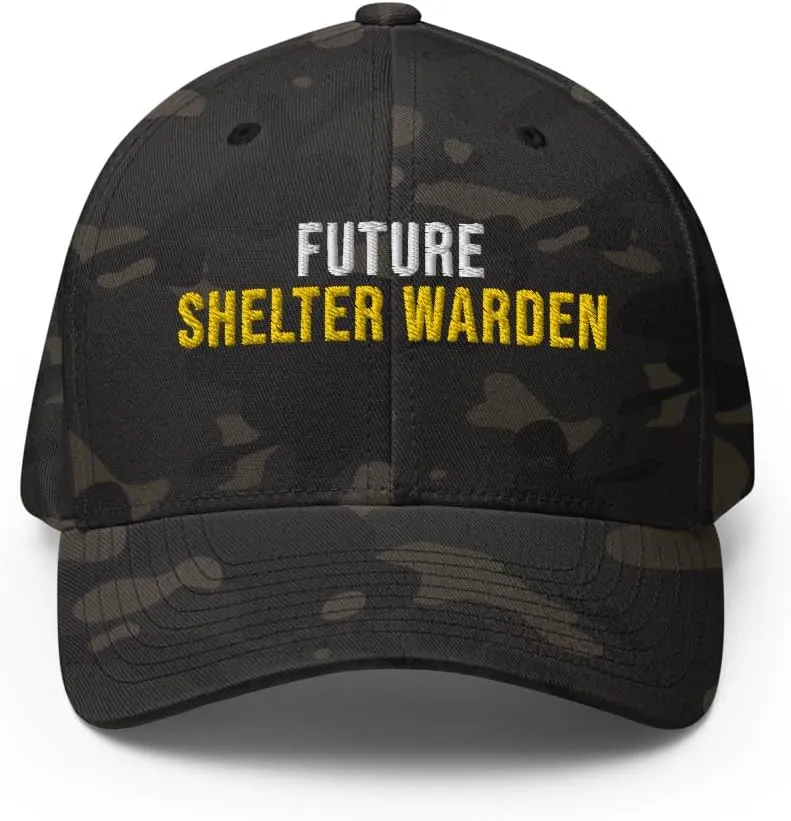 Artist Unknown Future Shelter Warden Hat (Embroidered Structured Twill Cap) Shelter Warden Apparel