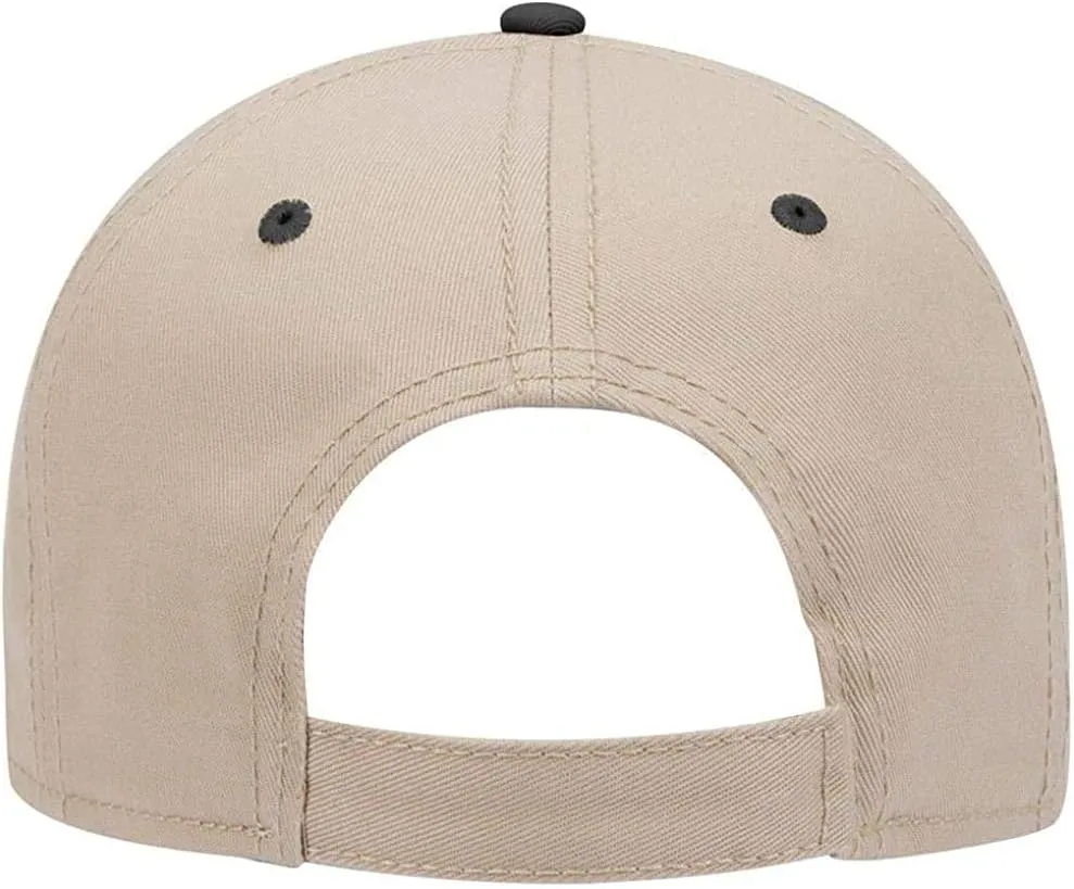 Ashen Fane 6 Panel Structured Low Profile Superior Cotton Twill Basic Baseball Hat