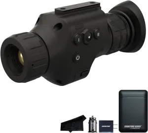 ATN Odin LT 320 Compact Thermal Monocular with 320x240, 60 fps, 12µm Thermal Sensor | Magnification | Helmet/Head Mount Compatible | Exclusive Signature Series Kit