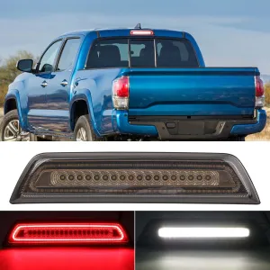 AUTOXBERT Third 3rd Brake Light for 2016-2023 Toyota Tacoma 2016 2017 2018 2019 2020 2021 2022 2023 Limited SR SR5 TRD Waterproof LED High Mount Stop LED Third Brake Light(For Double Cab ONLY)